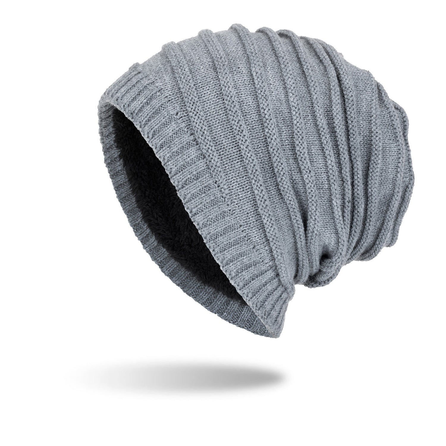 Plush Sweater Hat Outdoor Warm Knit Beanie