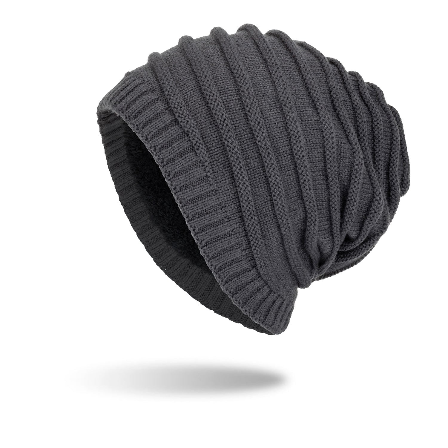 Plush Sweater Hat Outdoor Warm Knit Beanie