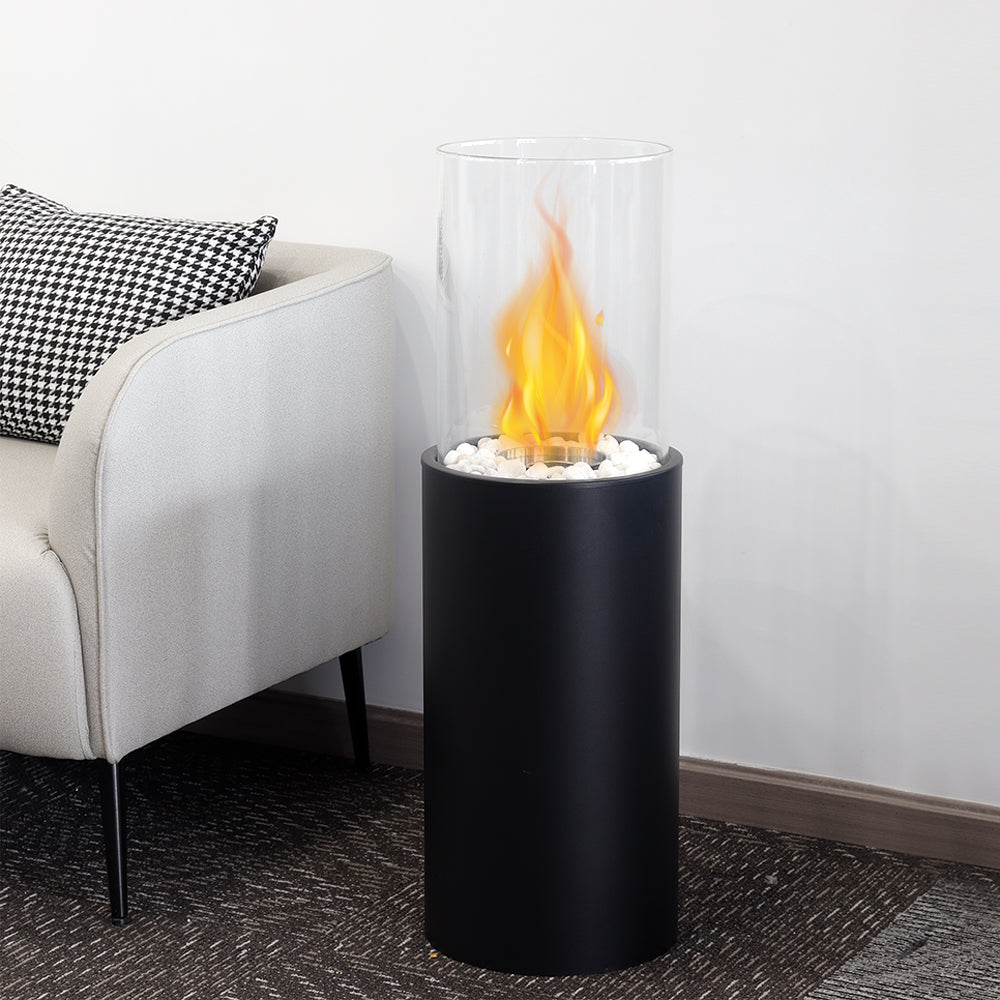 10" *10"*31.50 " Big Round Freestanding Outdoor Fireplace-0