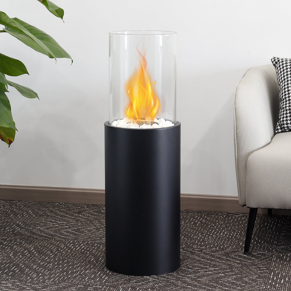 10" *10"*31.50 " Big Round Freestanding Outdoor Fireplace-1
