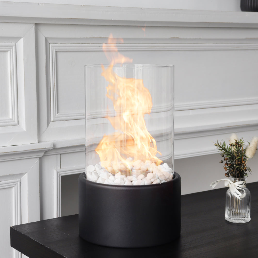 10.5"H Portable Tabletop Fireplace-4