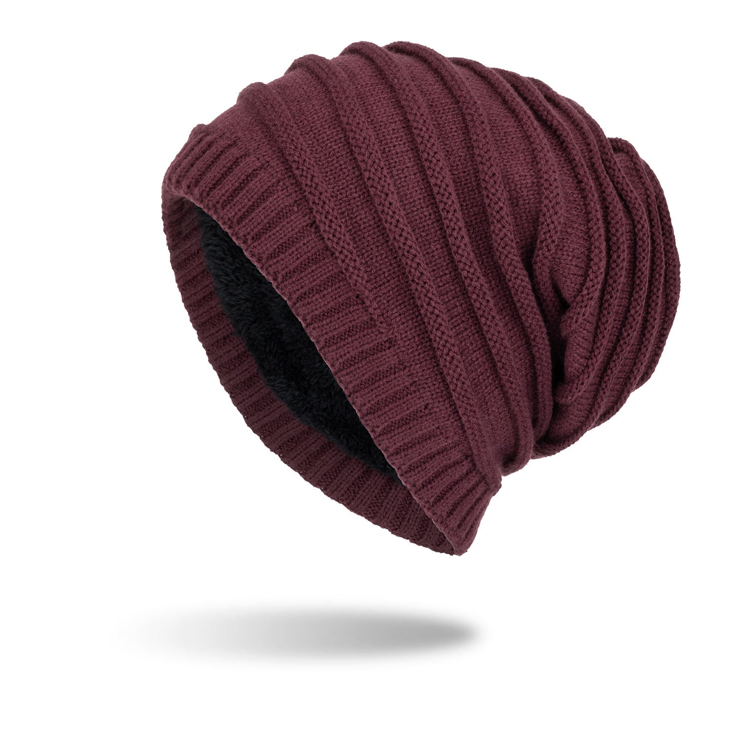 Plush Sweater Hat Outdoor Warm Knit Beanie